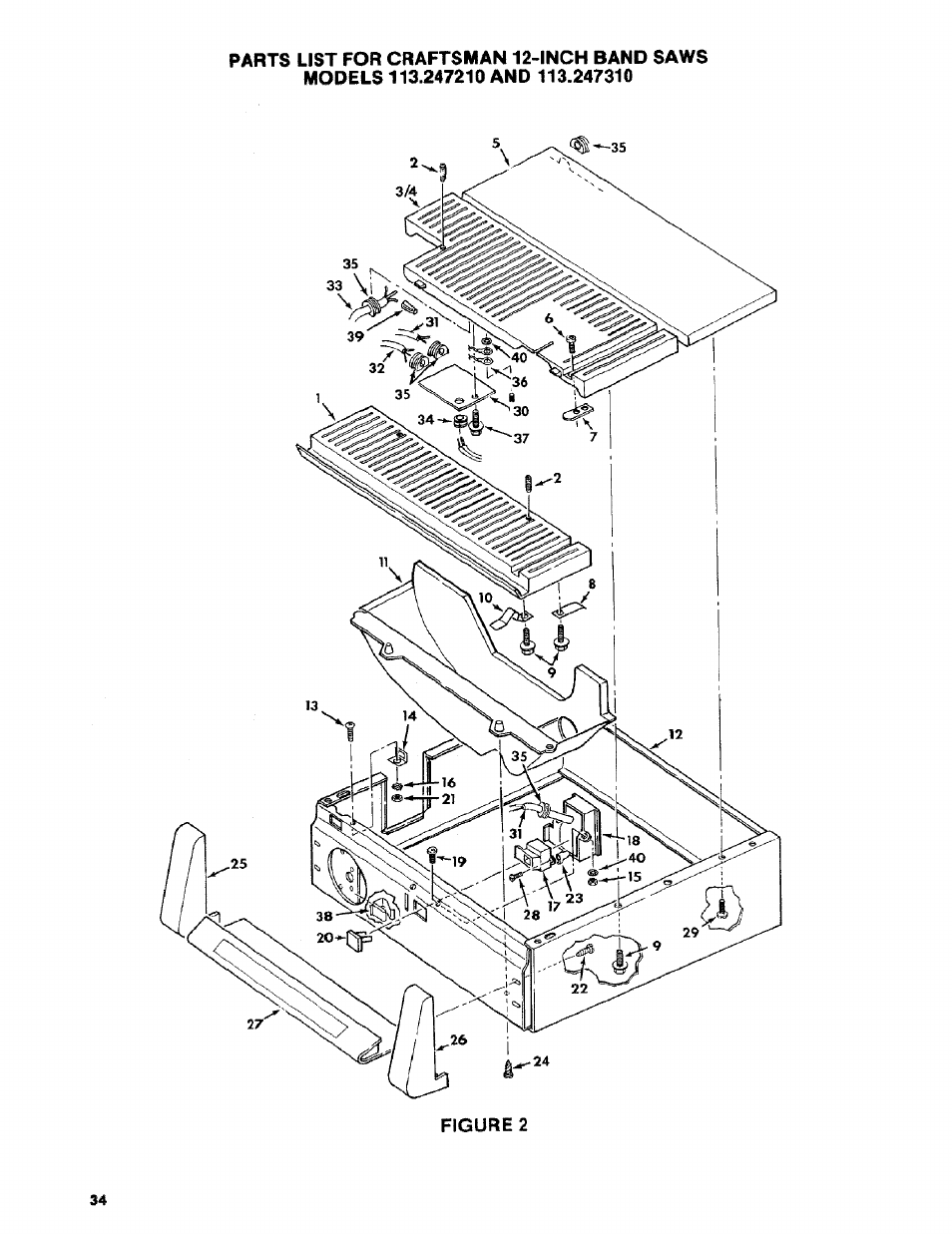Craftsman 113.2472T0 User Manual | Page 34 / 40