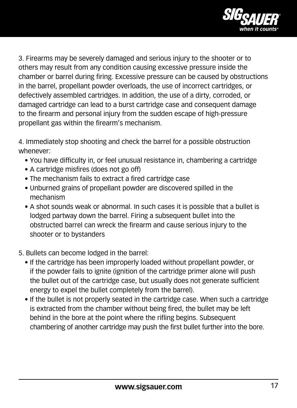 SIG SAUER P938P User Manual | Page 17 / 68