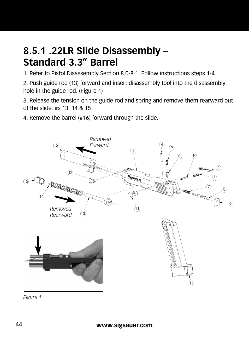 SIG SAUER P938P User Manual | Page 44 / 68