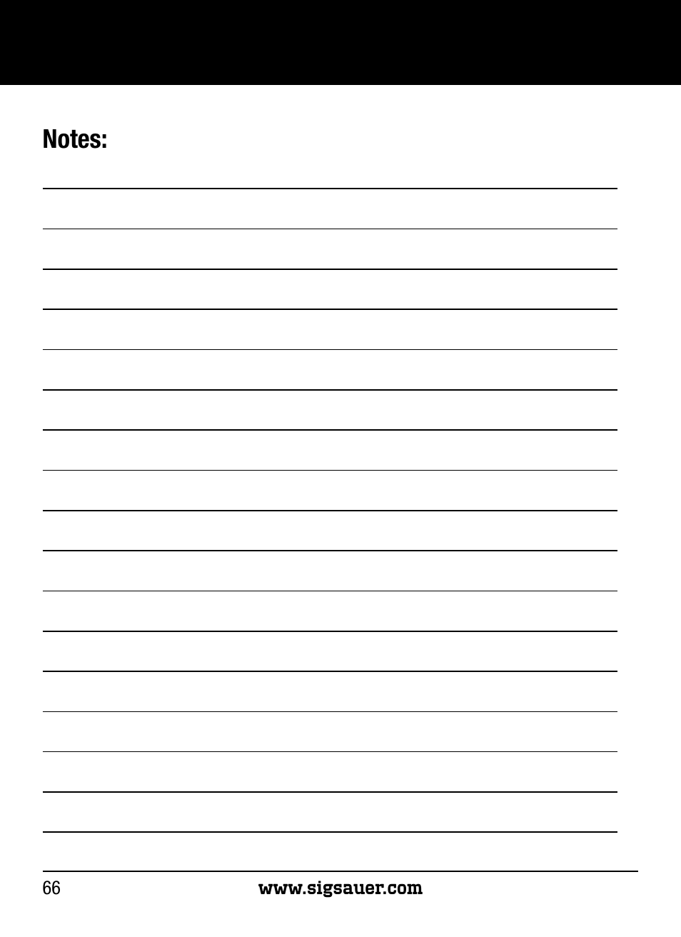 SIG SAUER P250 User Manual | Page 66 / 68