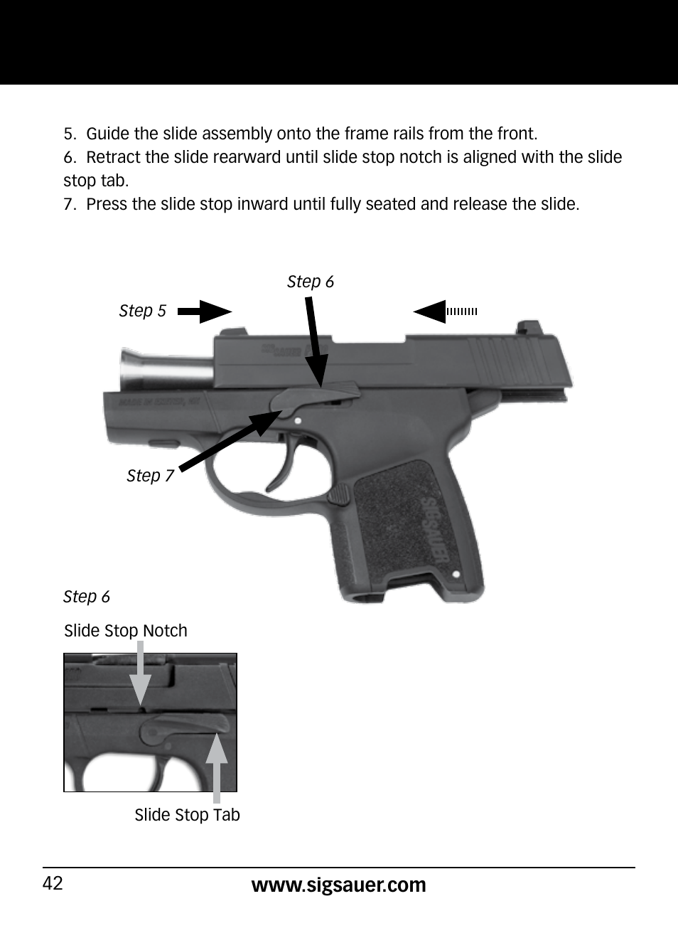 SIG SAUER P290 User Manual | Page 42 / 68