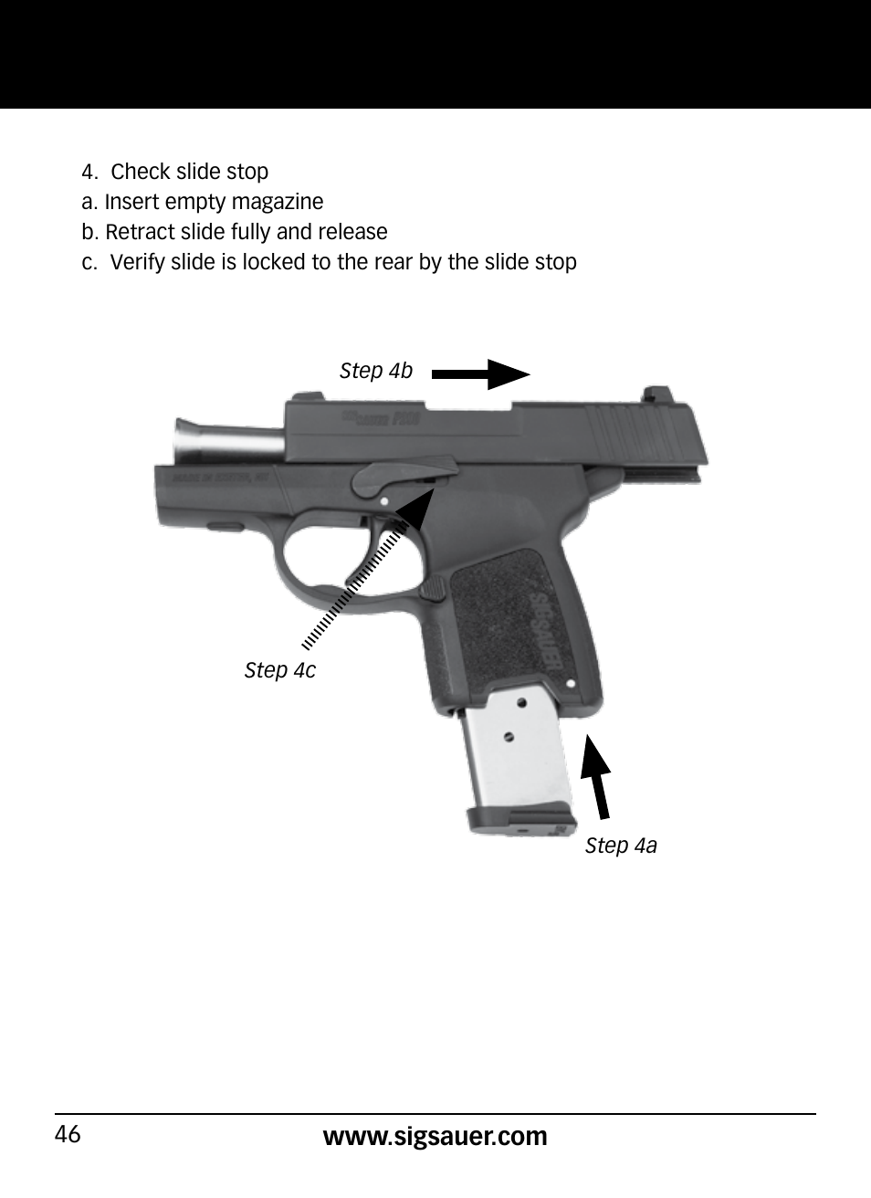 SIG SAUER P290 User Manual | Page 46 / 68