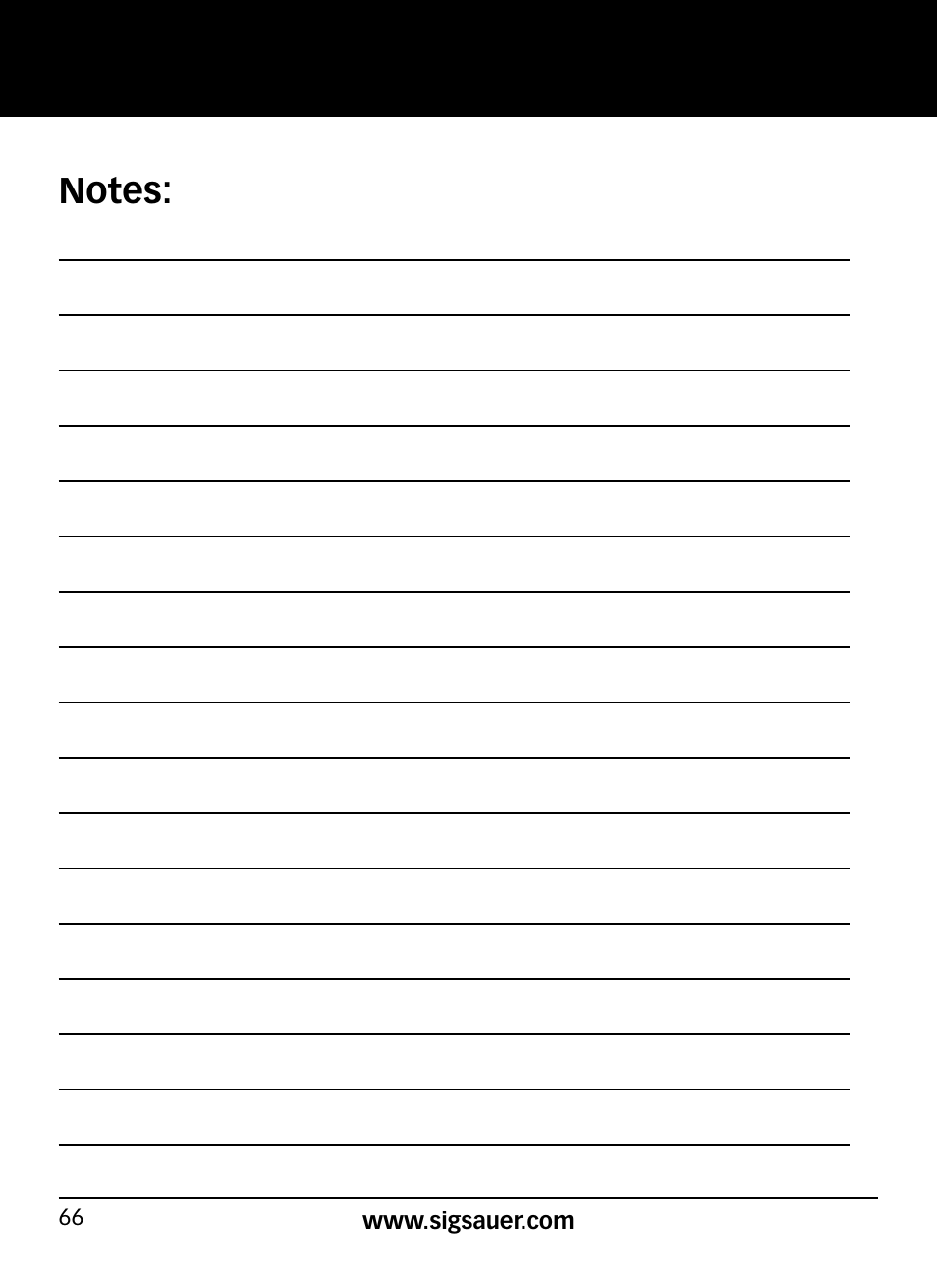 SIG SAUER P320 User Manual | Page 66 / 68