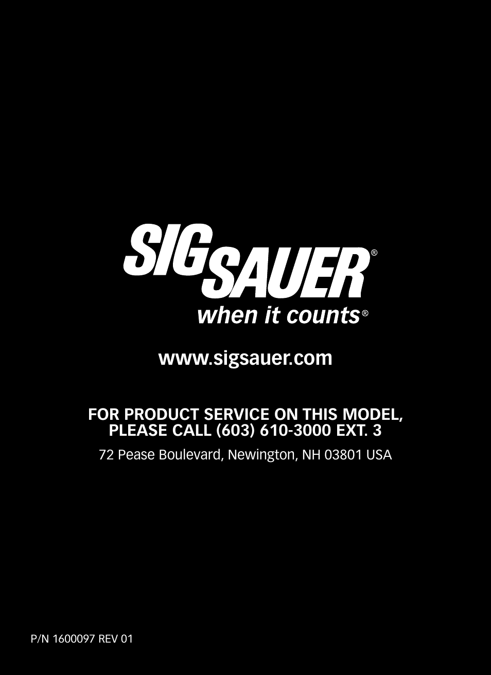 SIG SAUER SP2022/SP2022М User Manual | Page 64 / 64