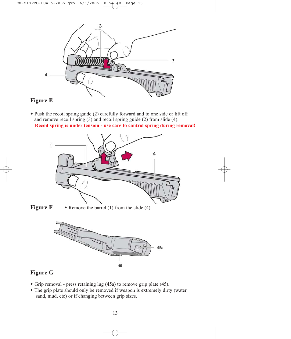 SIG SAUER SP2009 User Manual | Page 13 / 24