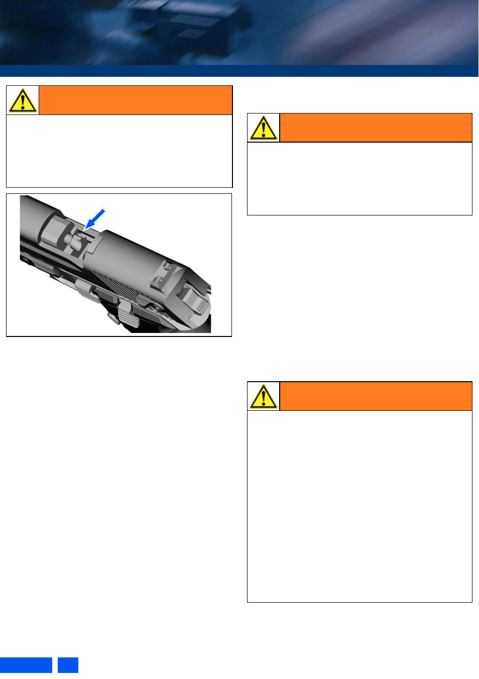 8 unloading the pistol; magazine empty, slide open, Unloading the pistol; magazine empty, slide open, Handling | SIG SAUER MOSQUITO User Manual | Page 14 / 28