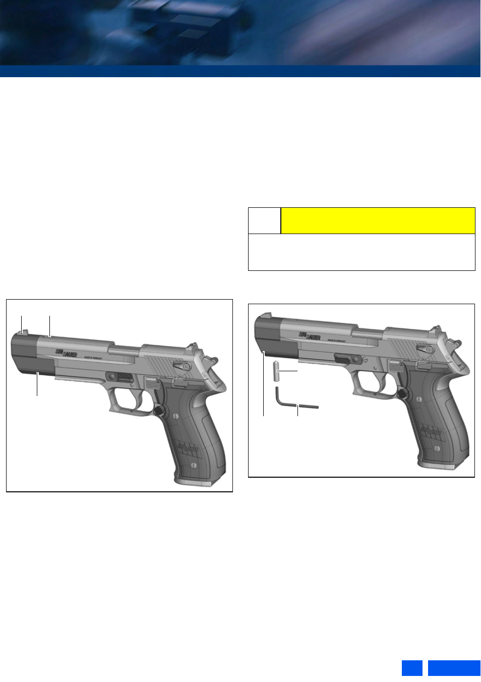 7 conversion, 1 conversion to standard version, 1 removing the counterweight | 2 installing the counterweight, Conversion, Conversion to standard version, 7conversion | SIG SAUER MOSQUITO User Manual | Page 15 / 28