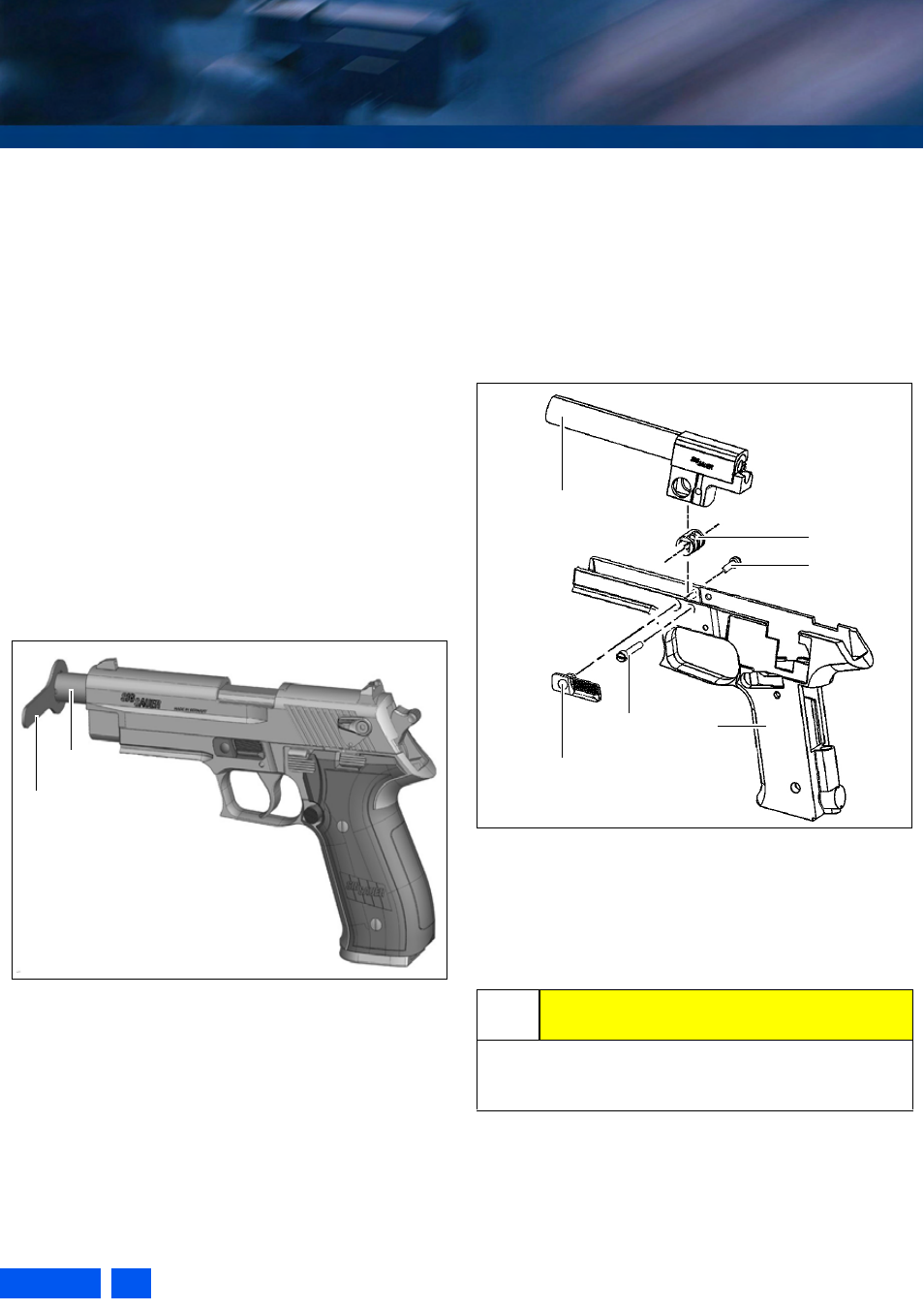 2 conversion to standard version, 1 removing the threaded cap, 2 installing the threaded cap | 3 exchanging the barrel, Conversion to standard version, Exchanging the barrel, R 7.3), Conversion | SIG SAUER MOSQUITO User Manual | Page 16 / 28