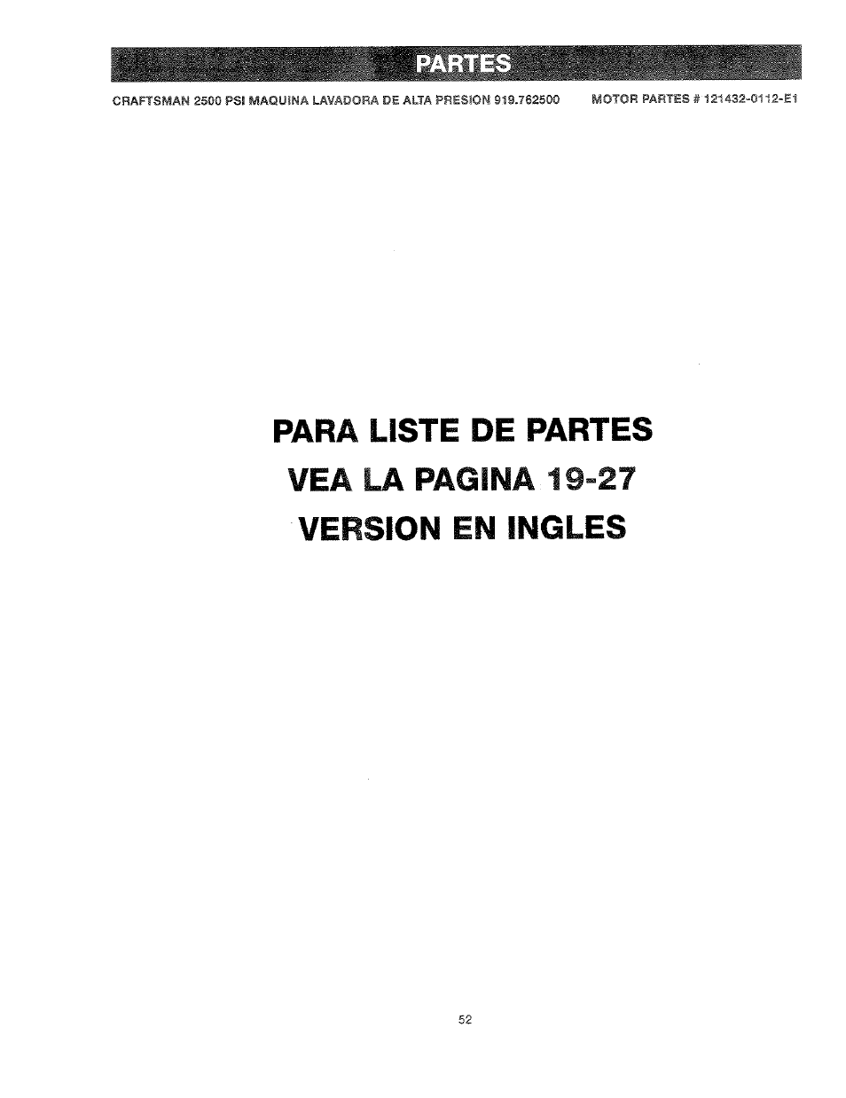 Craftsman 919.762500 User Manual | Page 52 / 56