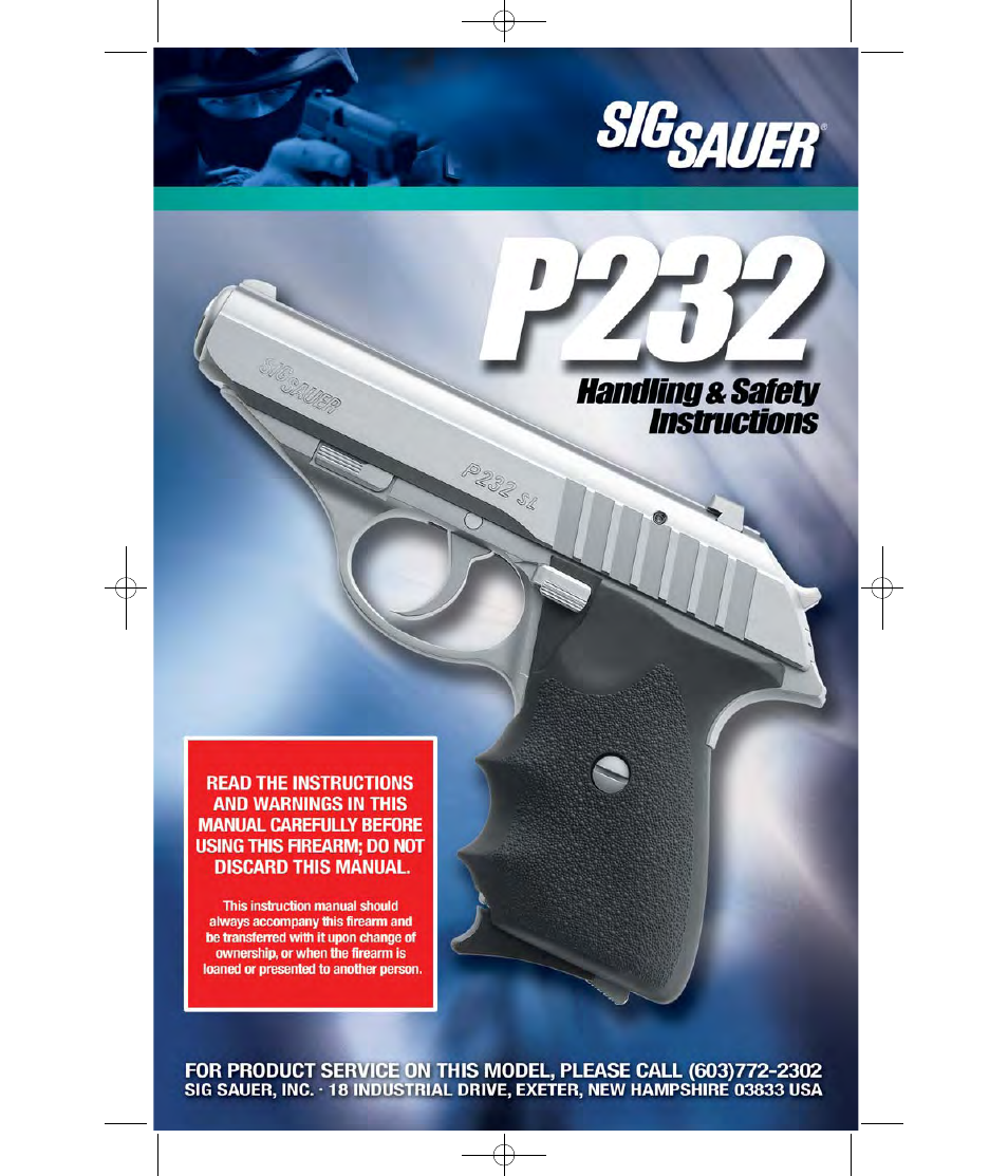 SIG SAUER P232 User Manual | 48 pages