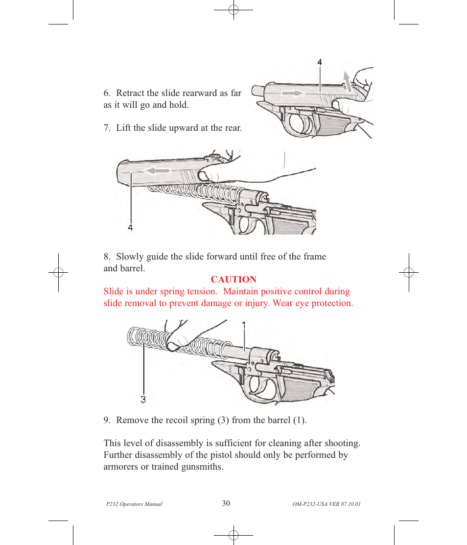 SIG SAUER P232 User Manual | Page 32 / 48