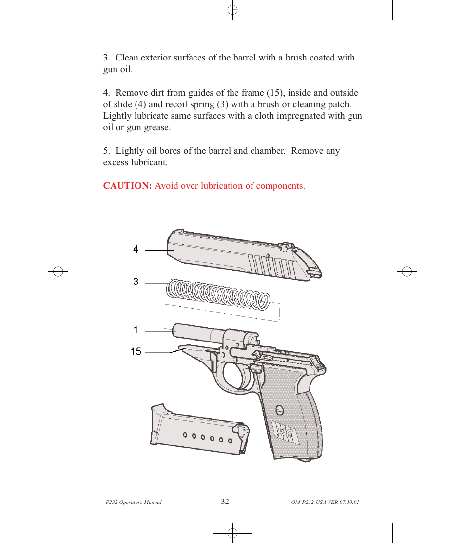 SIG SAUER P232 User Manual | Page 34 / 48