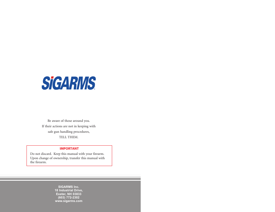 SIG SAUER 1911 User Manual | Page 15 / 15