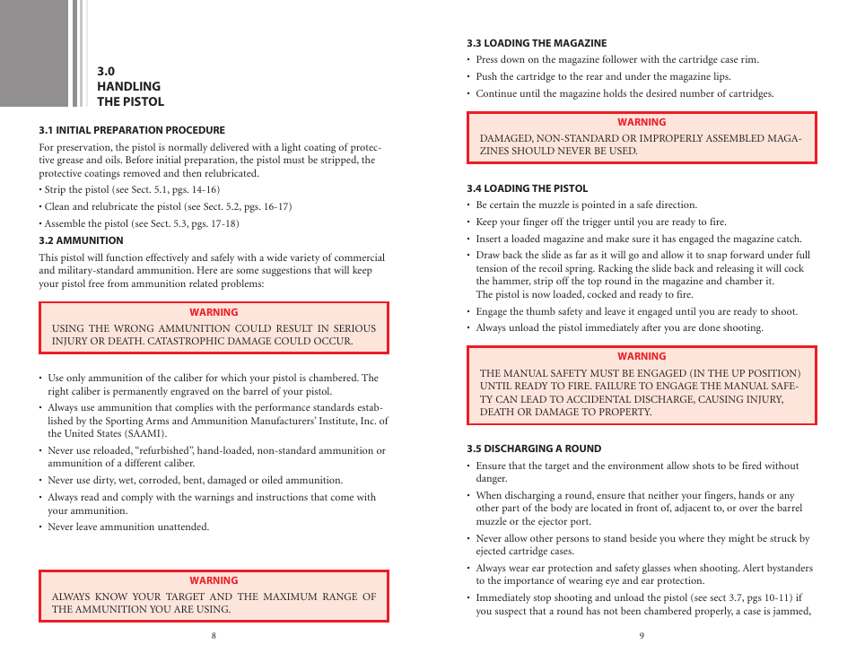 SIG SAUER 1911 User Manual | Page 6 / 15