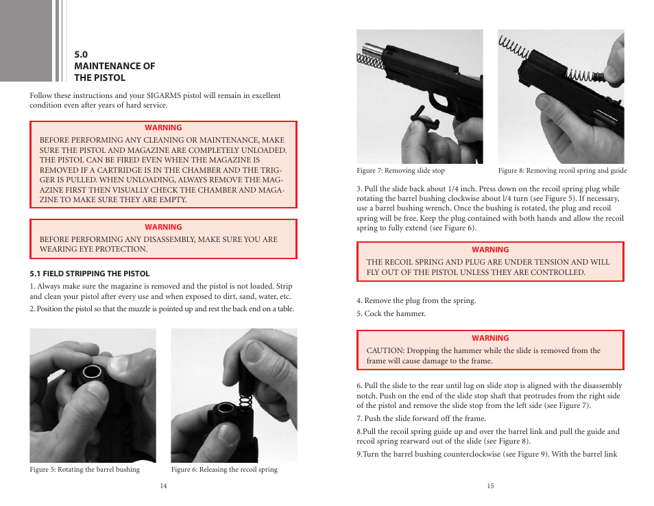 SIG SAUER 1911 User Manual | Page 9 / 15