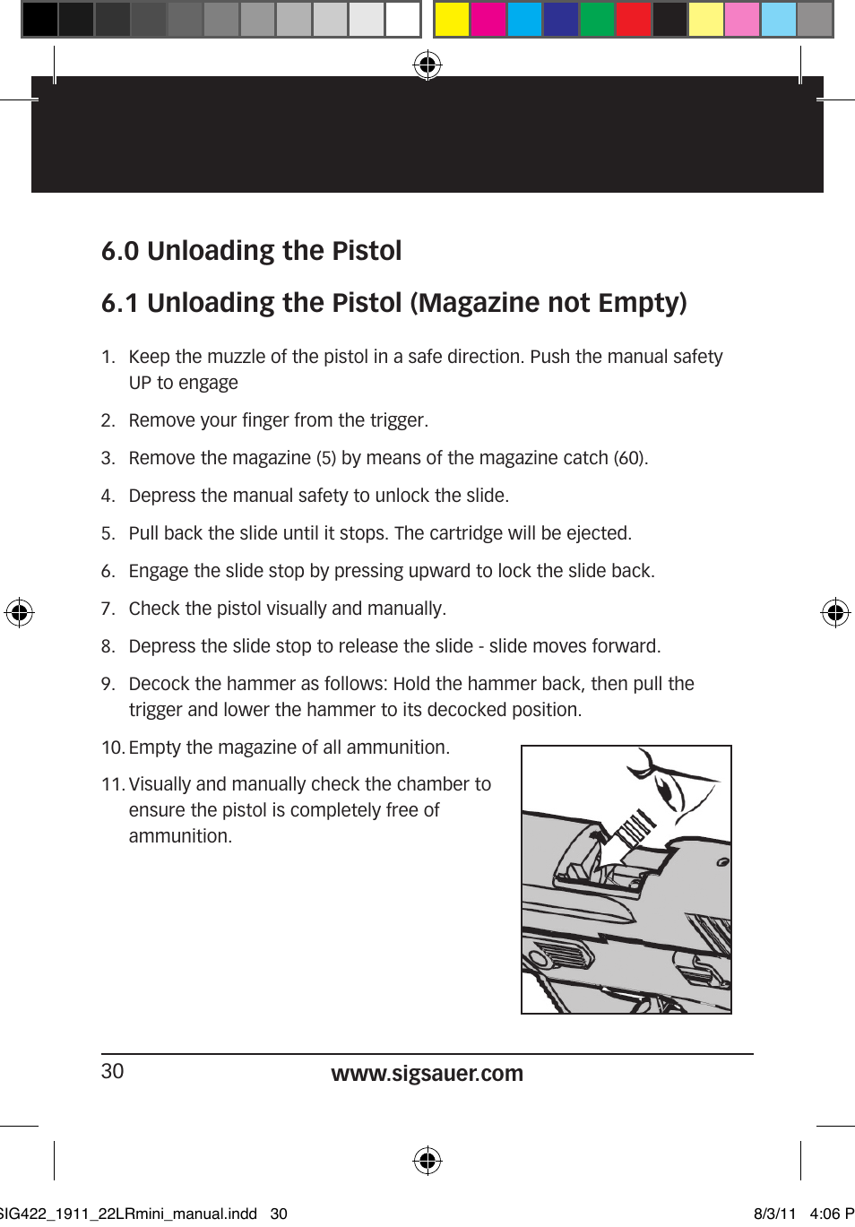 SIG SAUER 1911 .22LR User Manual | Page 30 / 64