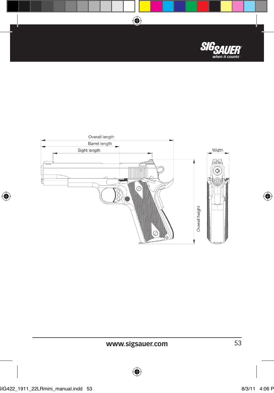 SIG SAUER 1911 .22LR User Manual | Page 53 / 64