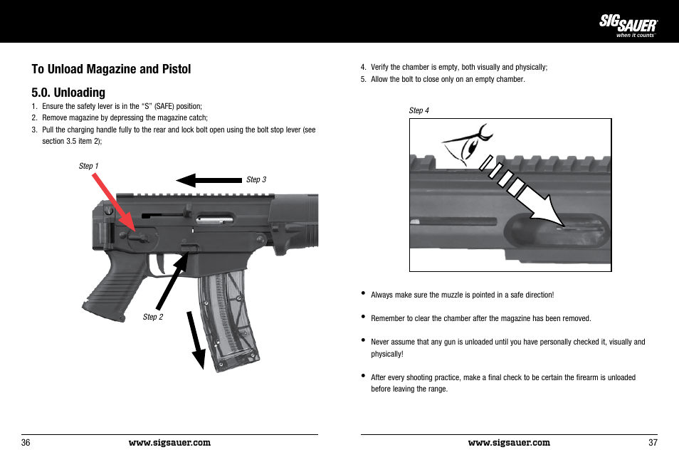 SIG SAUER P522 Pistol User Manual | Page 19 / 31