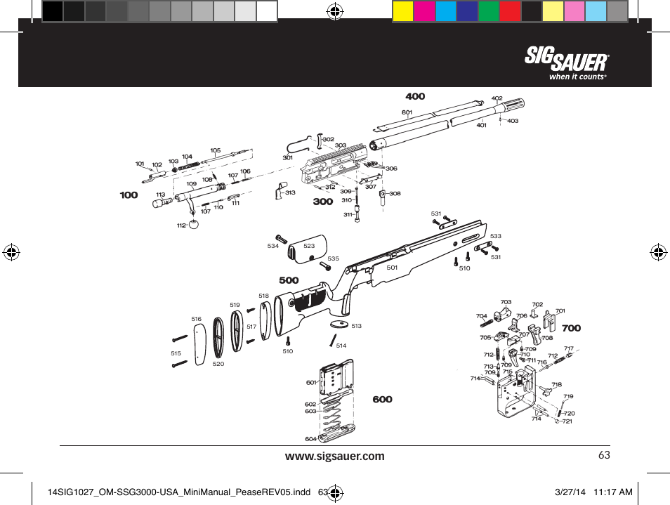 SIG SAUER SSG 3000 User Manual | Page 63 / 72