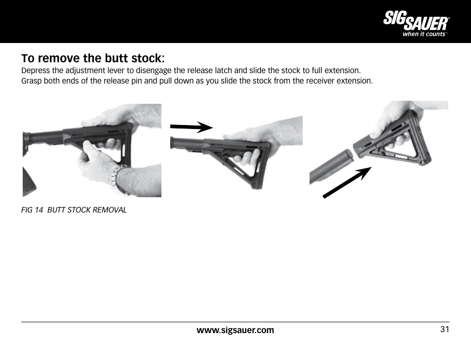 SIG SAUER SIG516 Rifle User Manual | Page 31 / 96