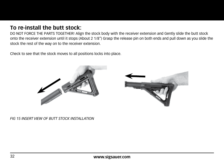 SIG SAUER SIG516 Rifle User Manual | Page 32 / 96