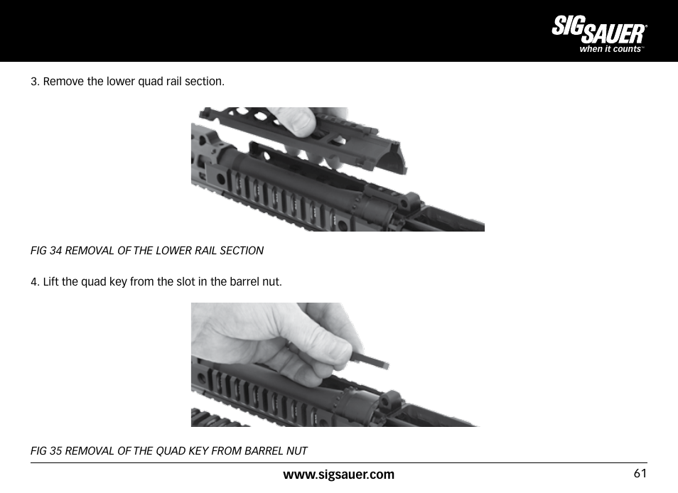 SIG SAUER SIG516 Rifle User Manual | Page 61 / 96