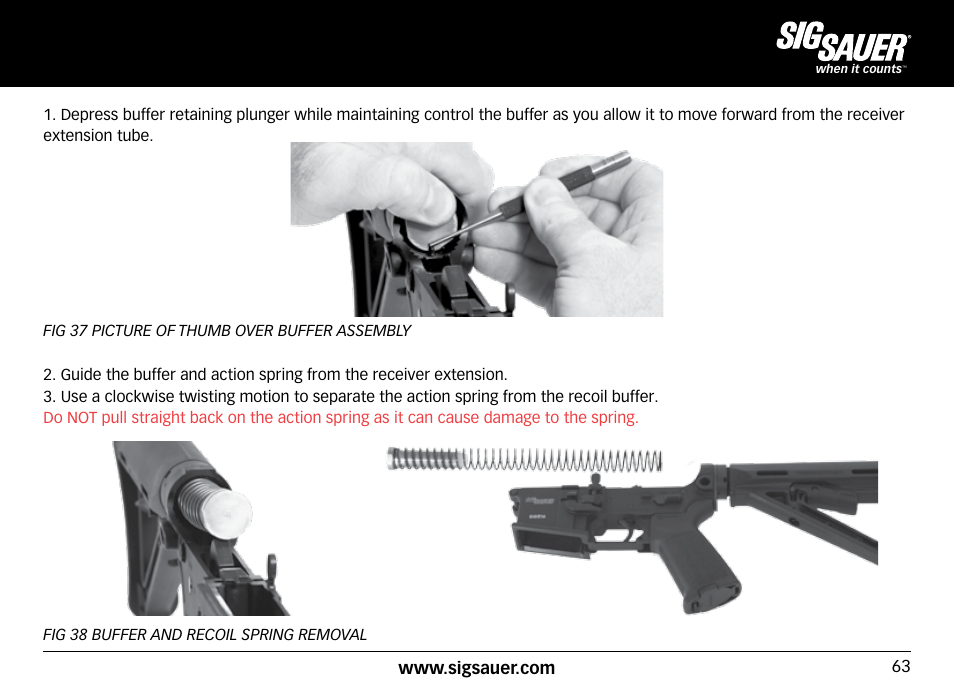 SIG SAUER SIG516 Rifle User Manual | Page 63 / 96
