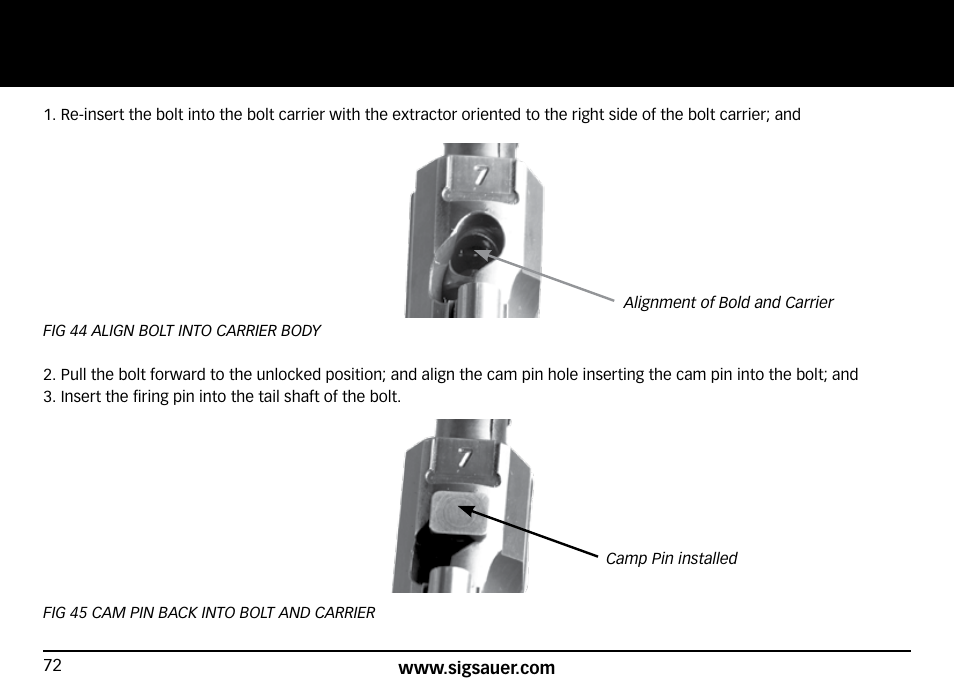 SIG SAUER SIG516 Rifle User Manual | Page 72 / 96