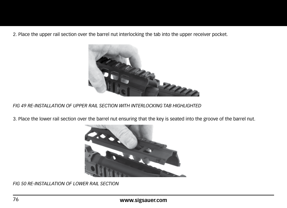 SIG SAUER SIG516 Rifle User Manual | Page 76 / 96