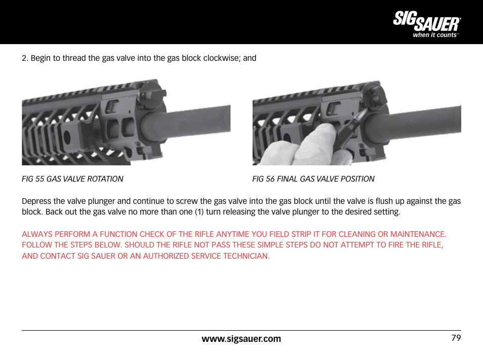 SIG SAUER SIG516 Rifle User Manual | Page 79 / 96