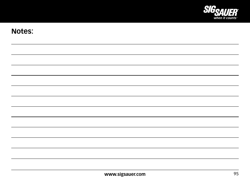 SIG SAUER SIG516 Rifle User Manual | Page 95 / 96