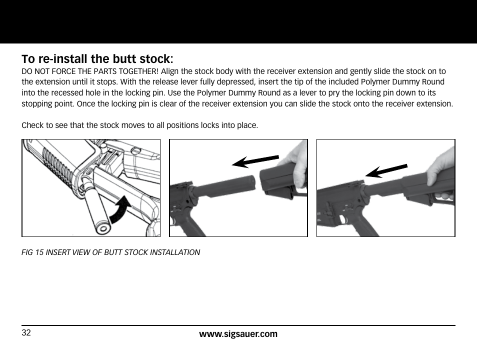 SIG SAUER SIG716 Rifle User Manual | Page 32 / 96