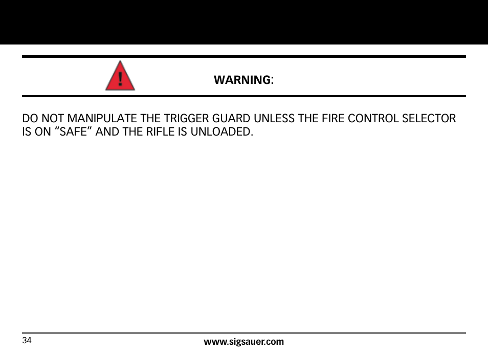SIG SAUER SIG716 Rifle User Manual | Page 34 / 96