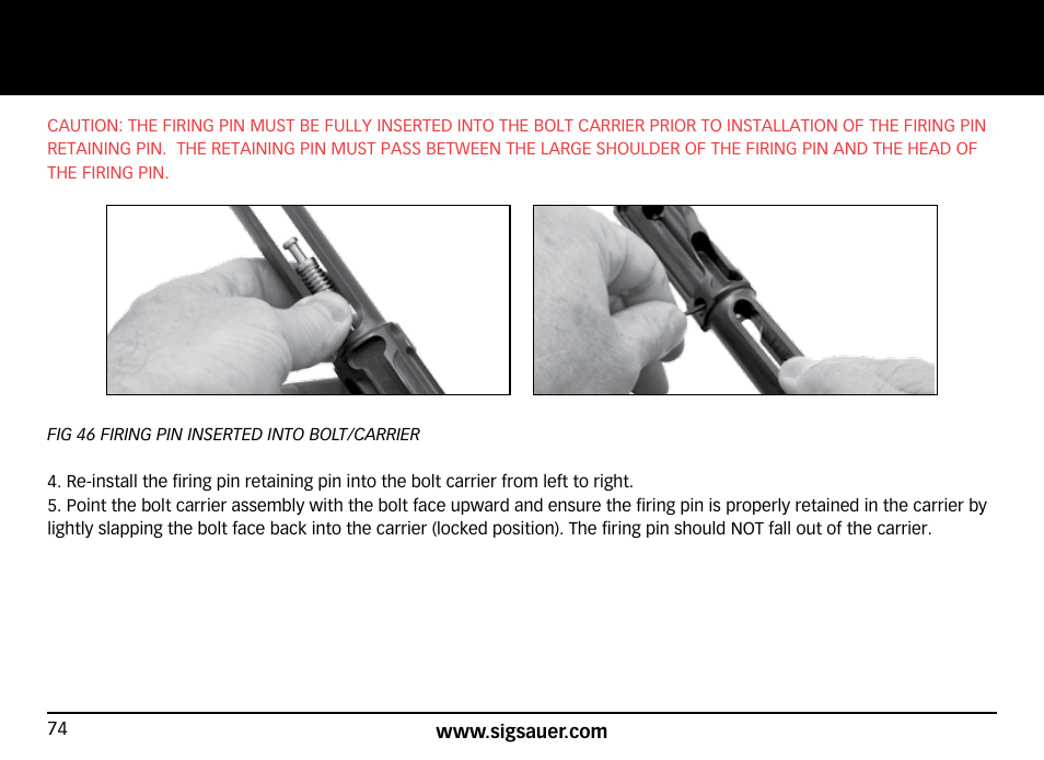 SIG SAUER SIG716 Rifle User Manual | Page 74 / 96