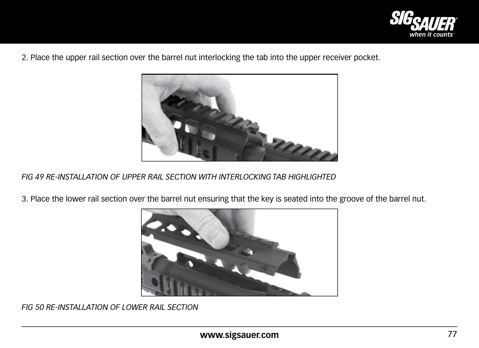 SIG SAUER SIG716 Rifle User Manual | Page 77 / 96