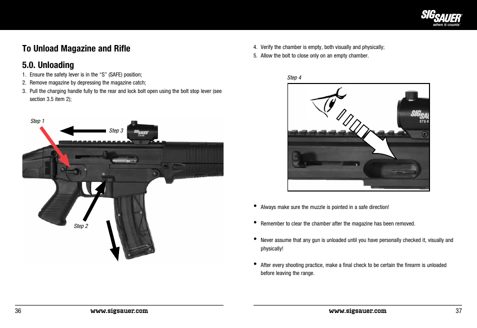 SIG SAUER SIG522 Rifle User Manual | Page 19 / 31