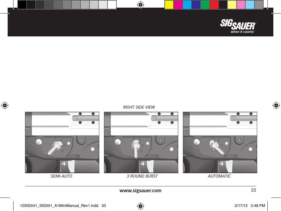 SIG SAUER SIG 551-A1 Rifle User Manual | Page 33 / 100