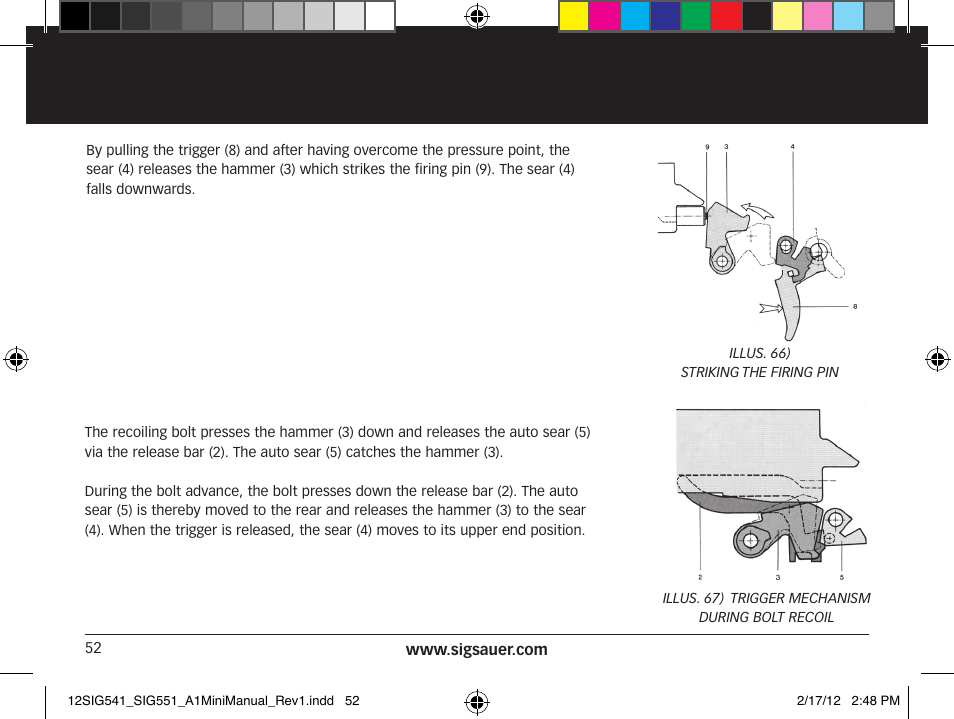 SIG SAUER SIG 551-A1 Rifle User Manual | Page 52 / 100