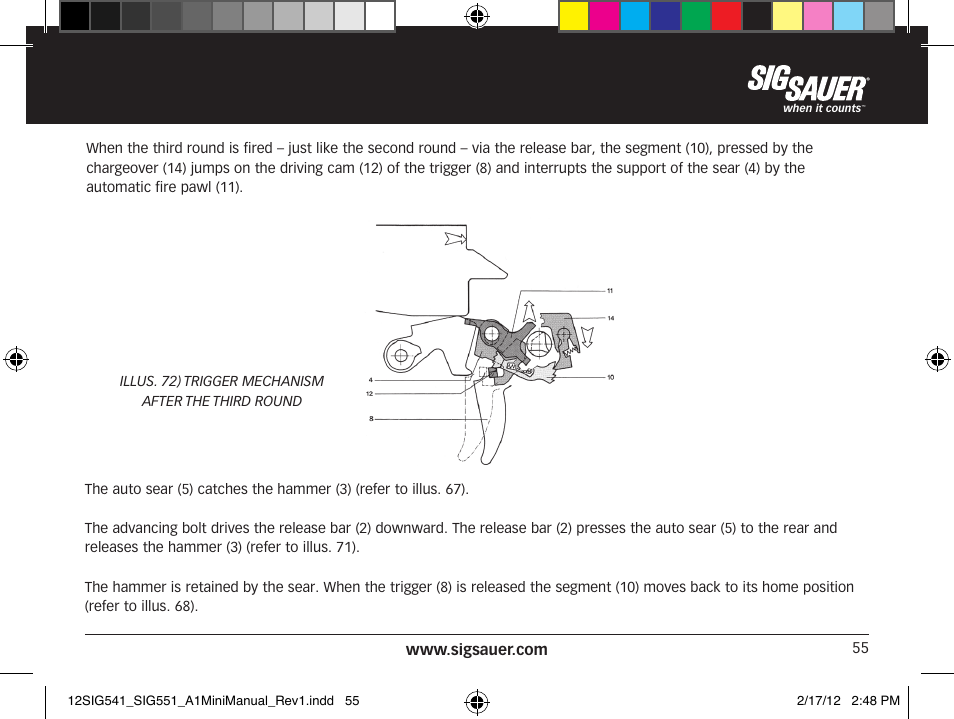 SIG SAUER SIG 551-A1 Rifle User Manual | Page 55 / 100