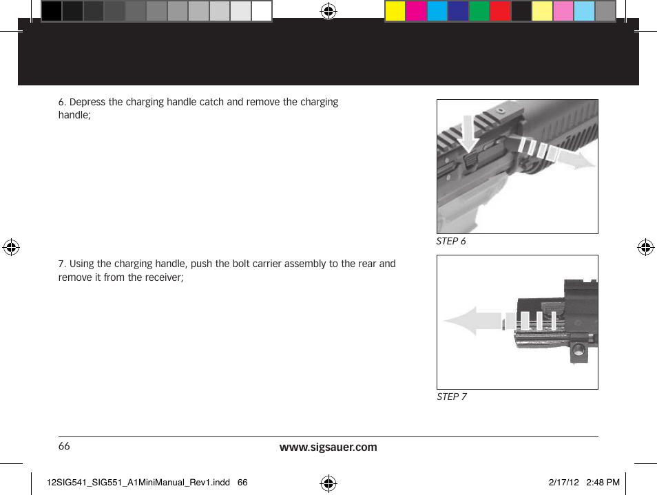 SIG SAUER SIG 551-A1 Rifle User Manual | Page 66 / 100