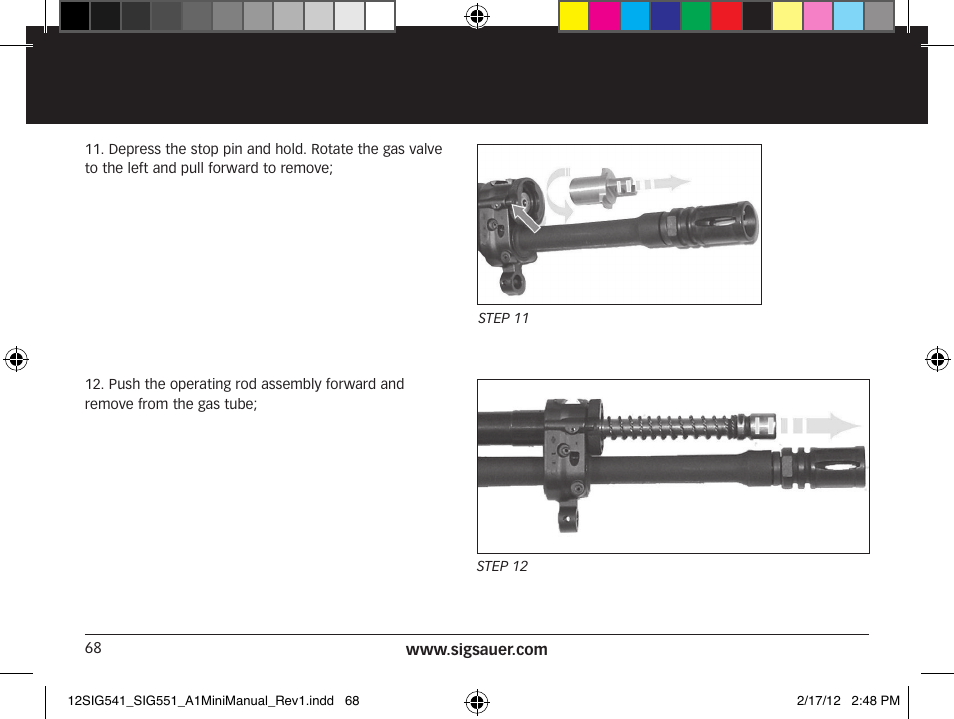 SIG SAUER SIG 551-A1 Rifle User Manual | Page 68 / 100