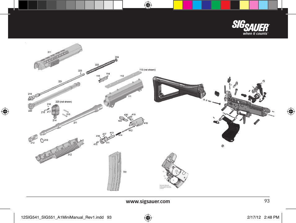 SIG SAUER SIG 551-A1 Rifle User Manual | Page 93 / 100
