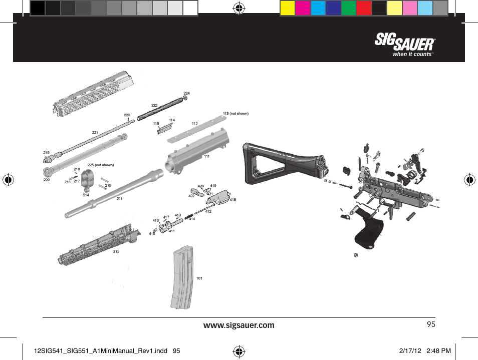 SIG SAUER SIG 551-A1 Rifle User Manual | Page 95 / 100
