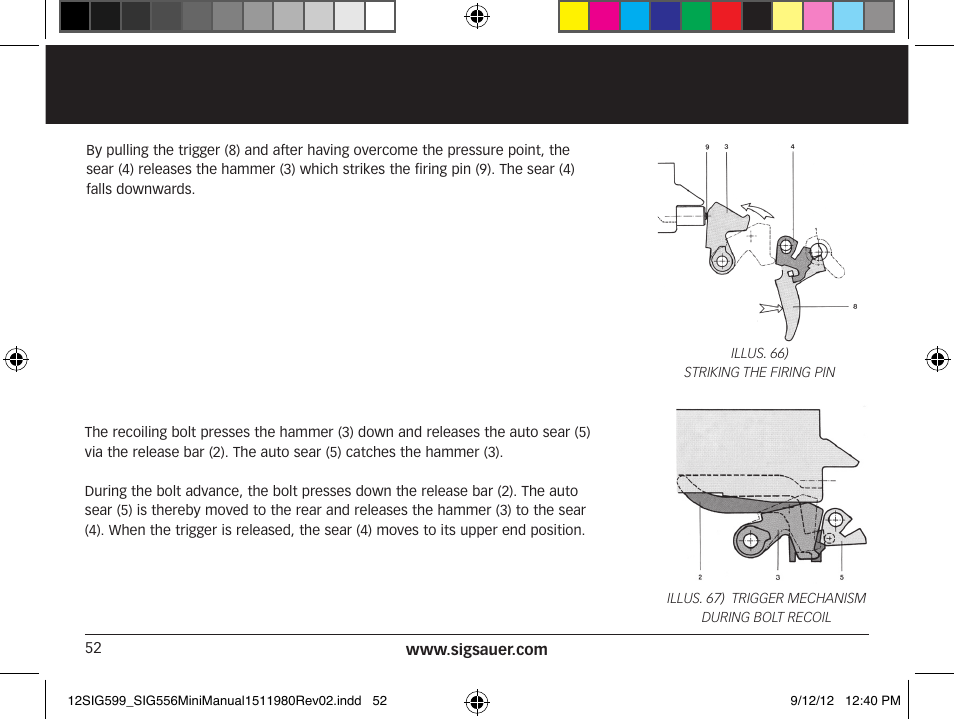 SIG SAUER SIG556 User Manual | Page 52 / 104