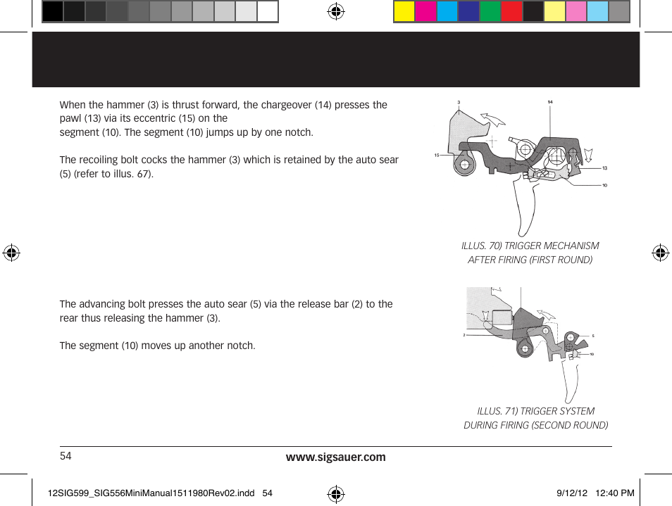 SIG SAUER SIG556 User Manual | Page 54 / 104