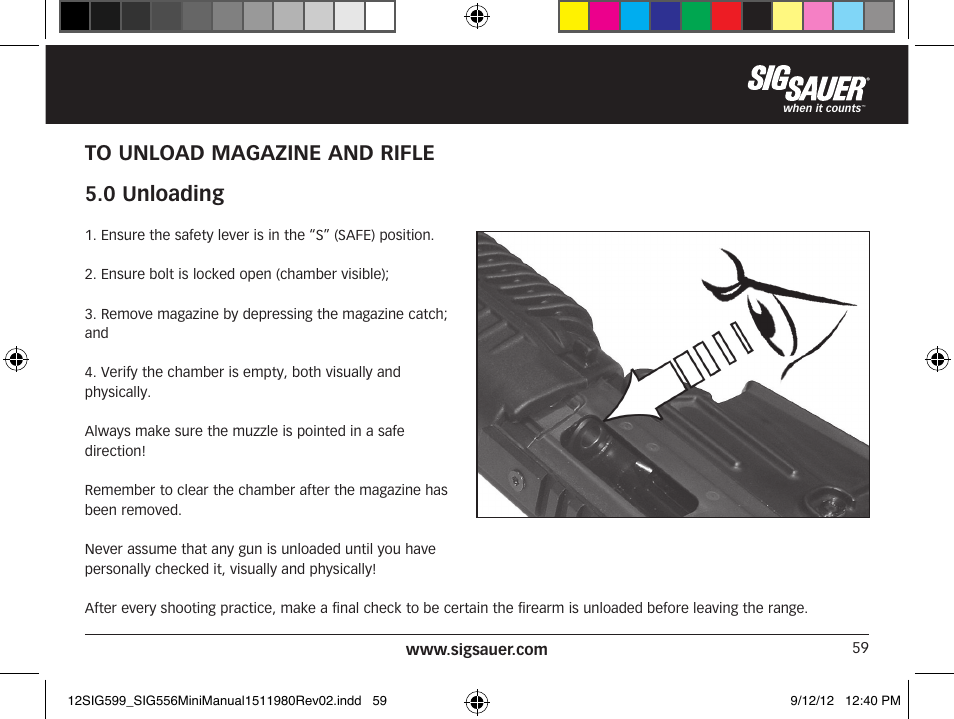 SIG SAUER SIG556 User Manual | Page 59 / 104