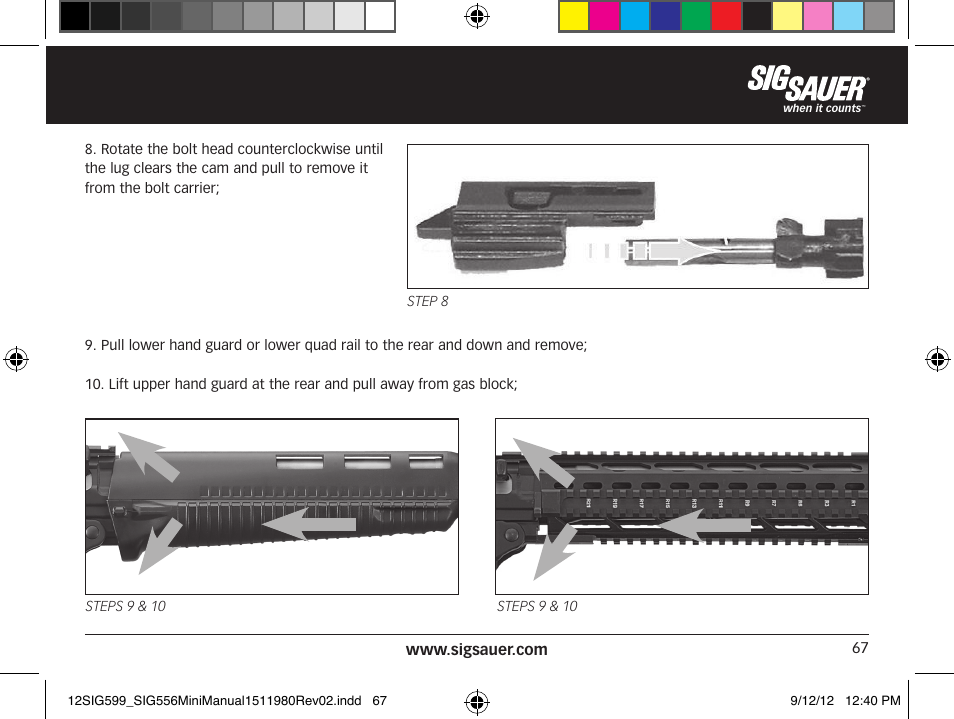 SIG SAUER SIG556 User Manual | Page 67 / 104