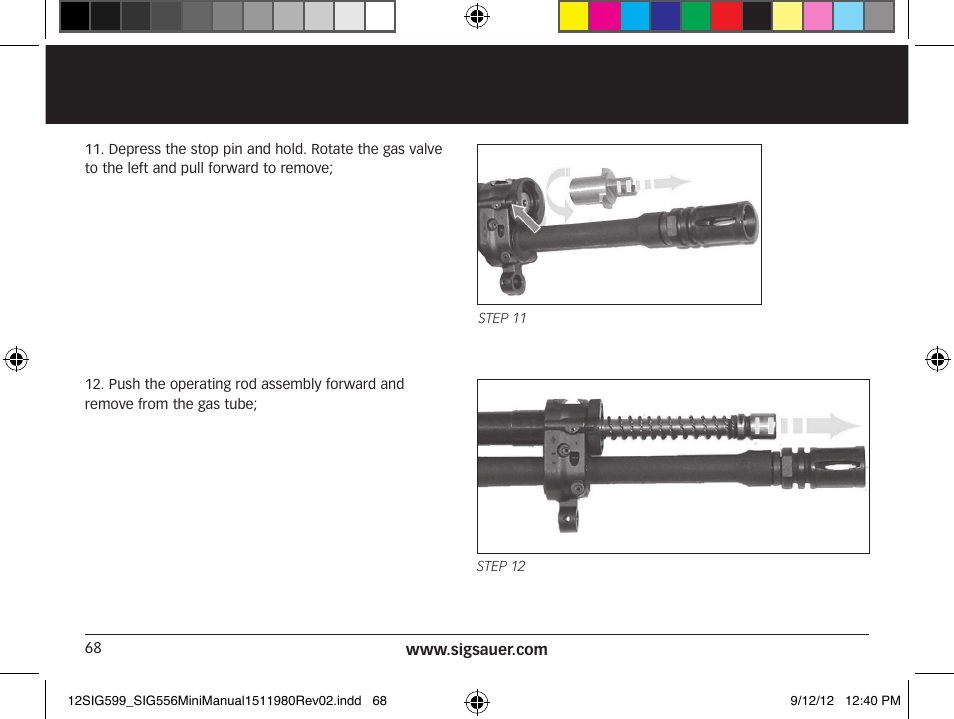 SIG SAUER SIG556 User Manual | Page 68 / 104