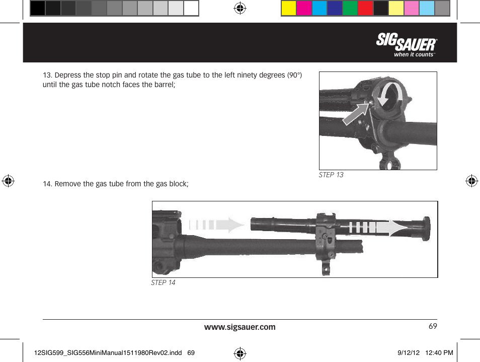 SIG SAUER SIG556 User Manual | Page 69 / 104