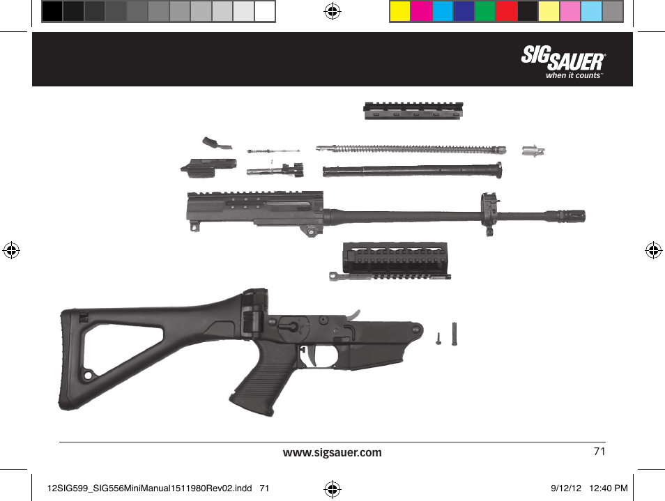 SIG SAUER SIG556 User Manual | Page 71 / 104